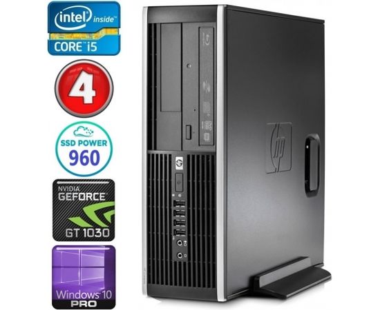 HP 8100 Elite SFF i5-750 4GB 960SSD GT1030 2GB DVD WIN10Pro