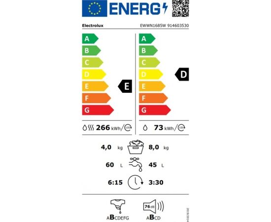 Electrolux EWWN1685W