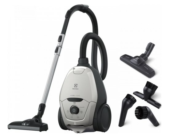 Electrolux PD82-4MG Pure D8 putekļsūcējs ar maisiņu putekļiem Minerālu pelēka