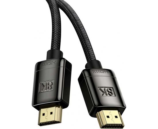 Baseus High Definition Series HDMI 2.1 cable, 8K 60Hz, 3D, HDR, 48Gbps, 2m (black)