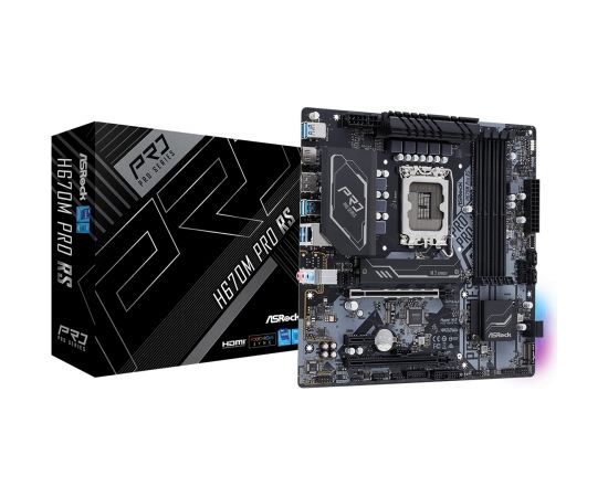 Asrock H670M Pro RS Intel H670 LGA 1700 micro ATX