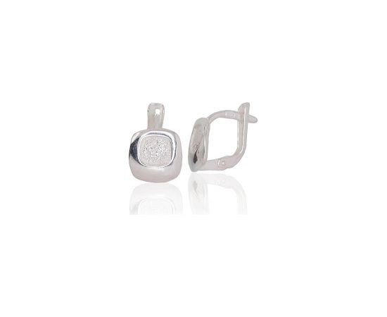 Серебряные серьги на английском замке #2203155, Серебро	925°, 2 гр.