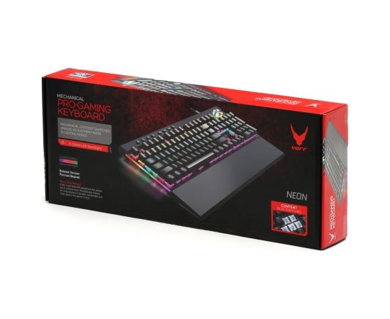 Varr VMKB98RU Mechanical Gaming USB Spēļu Klaviatūra RGB / LED