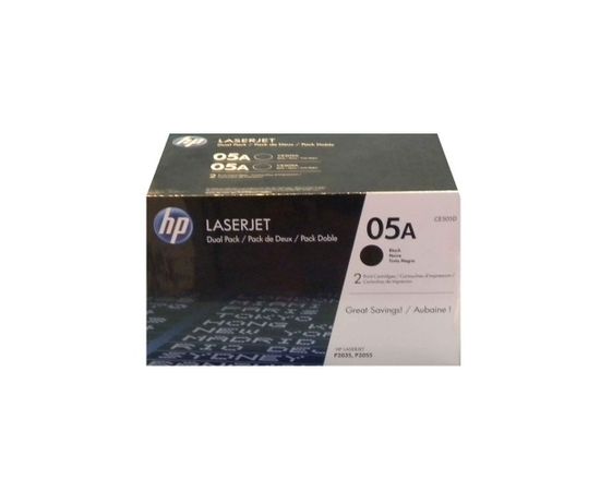 Hewlett-packard HP CE505D No.05A Dual Pack Black Cartridge (CE505D)