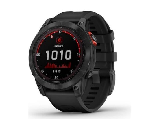 Garmin fenix 7 Solar, Slate Gray w/Black Band, EMEA/AUS/AFR/S.AM