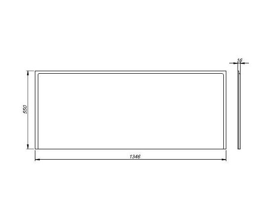 Kolo Universāls priekšējais panelis 140 cm, balts