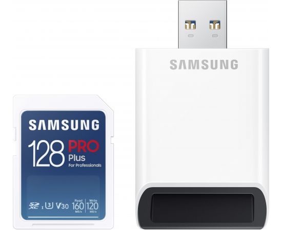 SD KARTE Samsung PRO PLUS 128GB MB-SD128KB/WW + ADAPTERIS