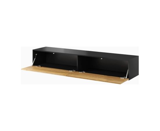 Cama Meble Cama living room cabinet set VIGO 1 black/wotan oak
