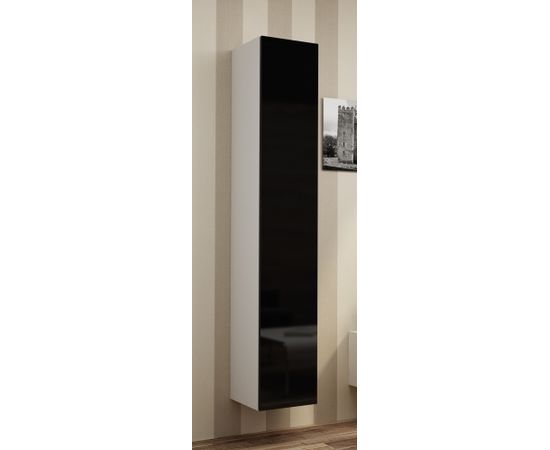 Cama Meble Cama Living room cabinet set VIGO NEW 13 white/black gloss