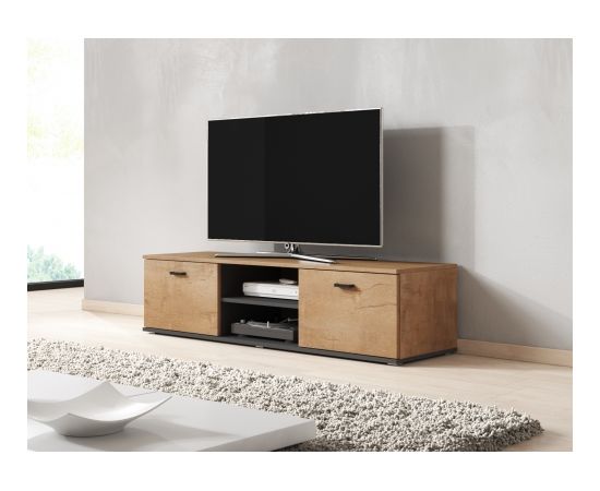 Cama Meble SOHO 7 set (RTV140 cabinet + S1 cabinet + shelves) Oak lefkas