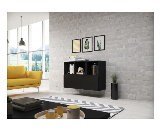Cama Meble Cama living room furniture set ROCO 12 (RO1 + 3xRO6) black/black/black