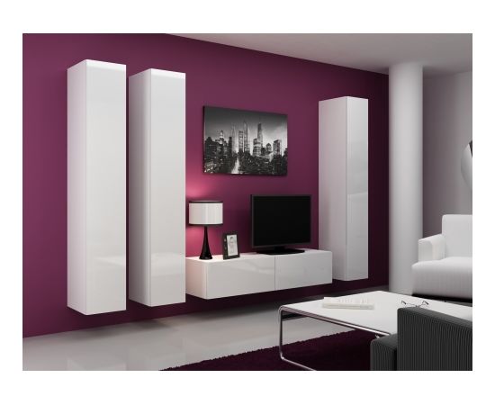 Cama Meble Cama Living room cabinet set VIGO 14 white/white gloss
