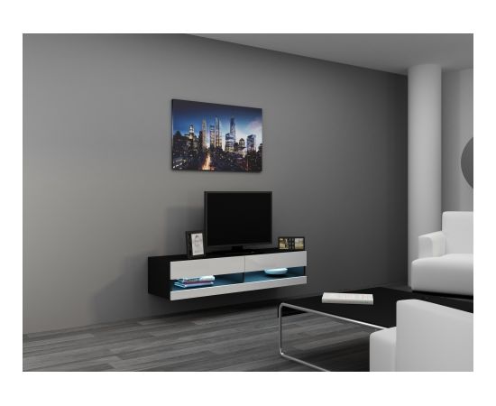 Cama Meble Cama Living room cabinet set VIGO NEW 12 black/white gloss