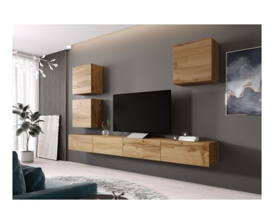 Cama Meble Cama Living room cabinet set VIGO 22 wotan oak/wotan oak gloss