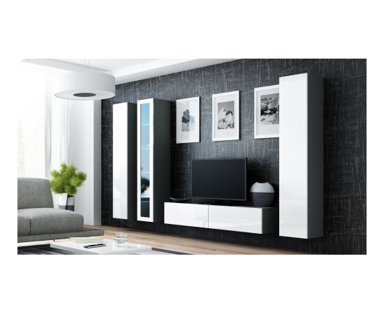 Cama Meble Cama Living room cabinet set VIGO 15 grey/white gloss