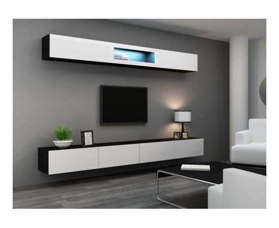 Cama Meble Cama Living room cabinet set VIGO 12 black/white gloss