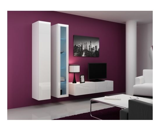 Cama Meble Cama Living room cabinet set VIGO 10 white/white gloss