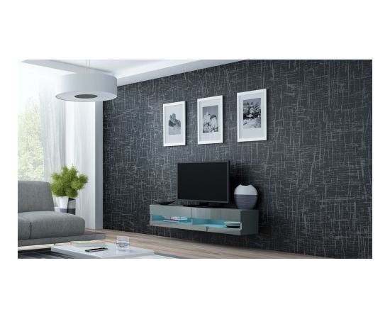 Cama Meble Cama Living room cabinet set VIGO NEW 12 grey/grey gloss