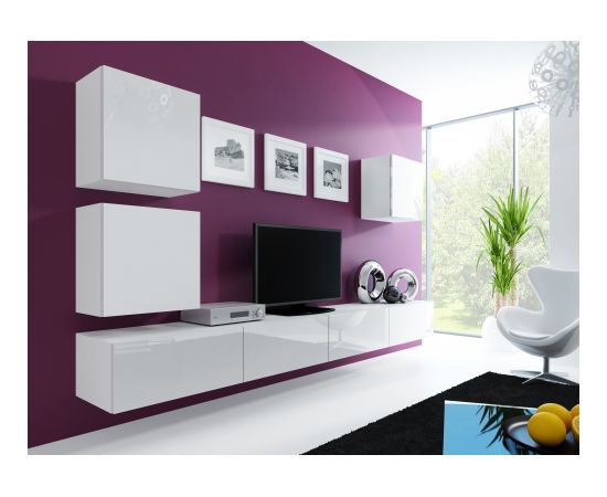 Cama Meble Cama Living room cabinet set VIGO 22 white/white gloss