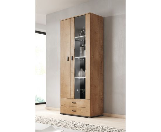 Cama Meble SOHO 8 set (RTV180 cabinet + S6 + shelves) Oak lefkas
