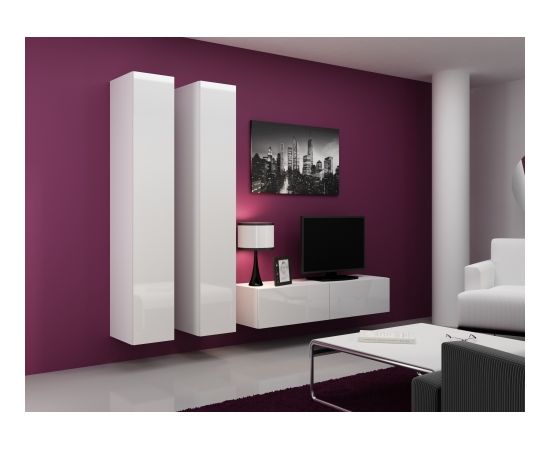 Cama Meble Cama Living room cabinet set VIGO 9 white/white gloss