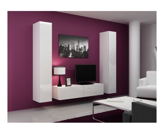 Cama Meble Cama Living room cabinet set VIGO 9 white/white gloss
