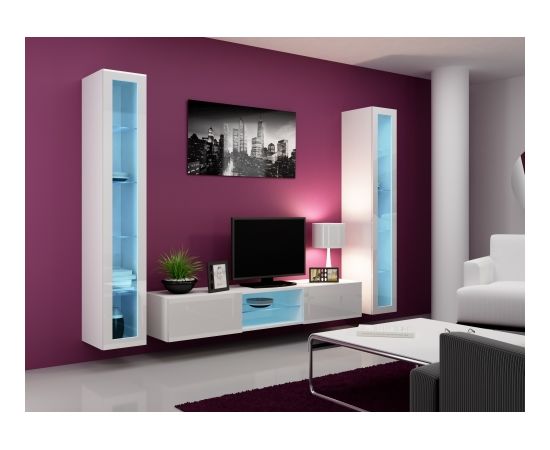 Cama Meble Cama Living room cabinet set VIGO 20 white/white gloss