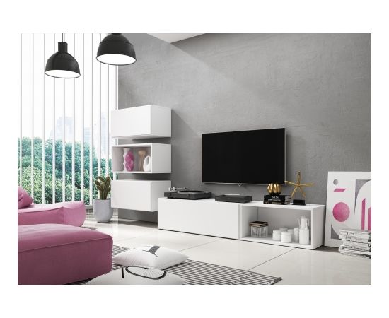 Cama Meble Cama living room furniture set ROCO 4 (RO1+2xRO3+2xRO4) white/white/white