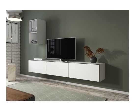 Cama Meble Cama living room furniture set ROCO 7 (3xRO3 + 2xRO6) white/black/white