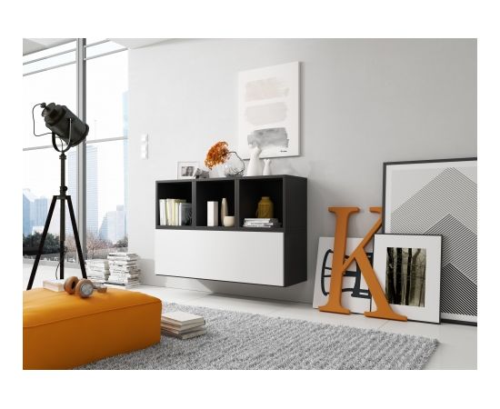 Cama Meble Cama living room furniture set ROCO 12 (RO1 + 3xRO6) black/black/white