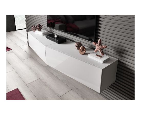 Cama Meble Cama Living room cabinet set VIGO SLANT 8 white/white gloss