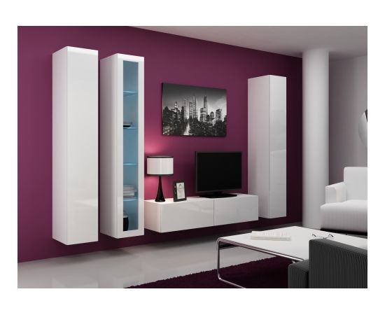Cama Meble Cama Living room cabinet set VIGO 15 white/white gloss