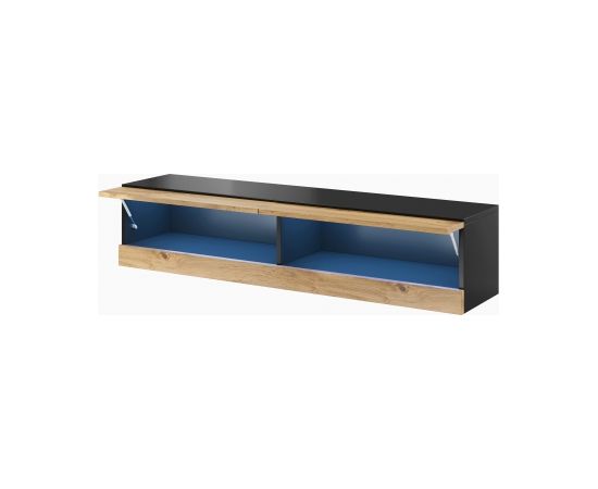 Cama Meble Cama living room cabinet set VIGO NEW 9 black/wotan oak