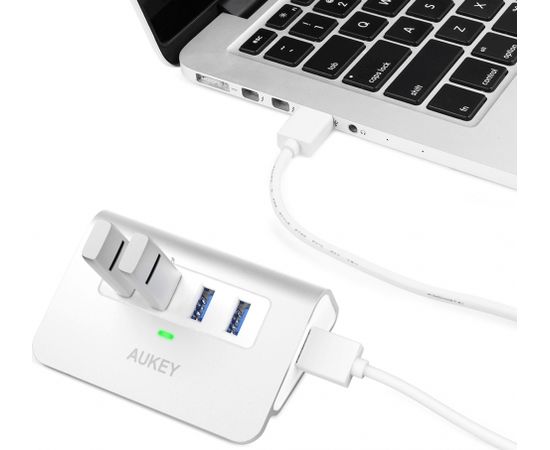 AUKEY CB-H5 Aluminium HUB USB-A | 4in1 | 4xUSB 3.0 | 5Gbps USB / Type-C Hub