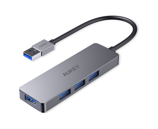 AUKEY CB-H36 Aluminium HUB USB-A | Ultra Slim | 4in1 | 4xUSB 3.0 | 5Gbps USB / Type-C Hub