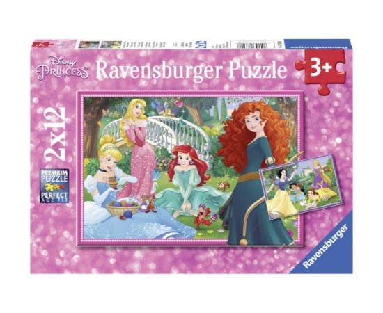 RAVENSBURGER puzzle Disney Princess 2x12p, 7620