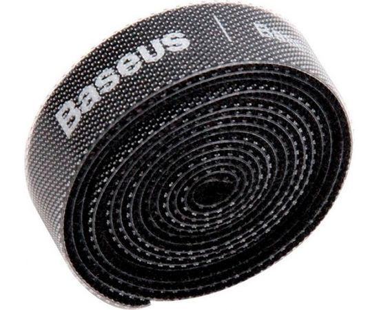 Кабельная стяжка на липучке "Velcro", 1м, чёрный, BASEUS