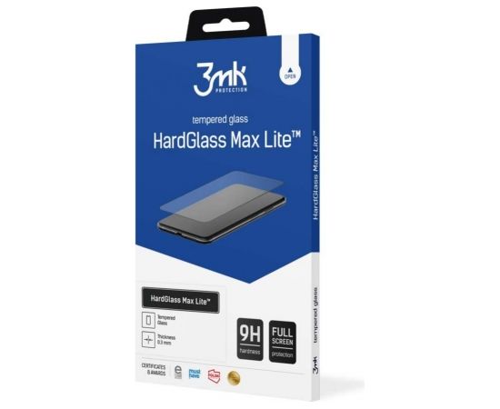 3MK  3mk Samsung Galaxy S21 FE 5G Black -  HardGlass Max Lite™