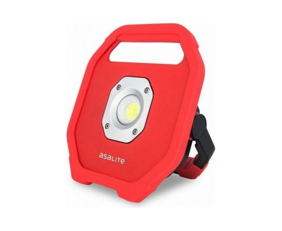 RECHARGEABLE 10W LED Worklamp, 1100lm, 2x18650 (2400mAh), IPX4, Premium ASALITE