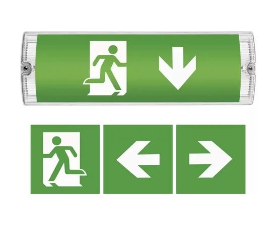 LED EMERGENCY BULKHEAD 230V 3W 150lm, 3h IP65, EMOS