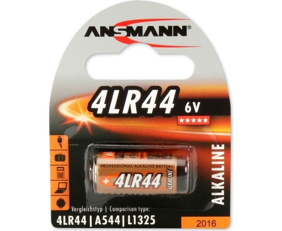 Sārma baterija 4LR44 (476A 4A76) 6V ANSMANN