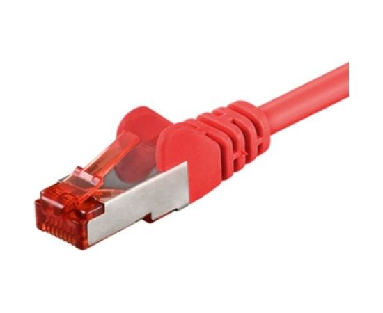 Goobay Patch kabelis FTP CAT6e LAN ar savienojumiem sarkans10.0m