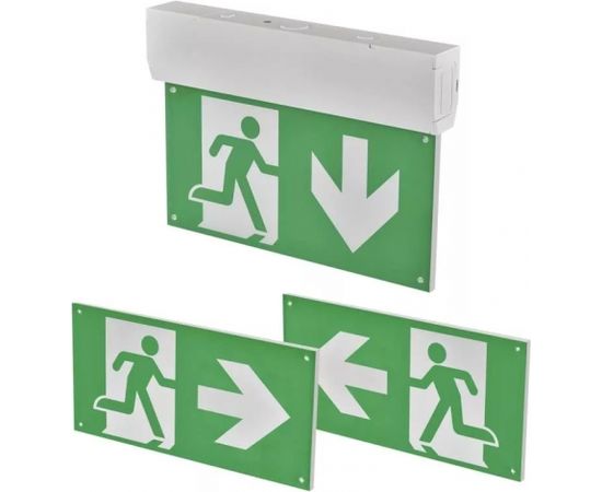 LED EXIT sign LED 230V AC 3W 30lm 3h., MT, EMOS