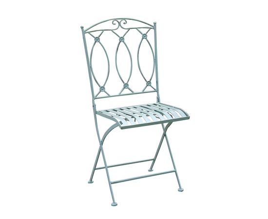 Балконный набор MINT стол и 2 стула (40053) из кованого железа, античный зеленый