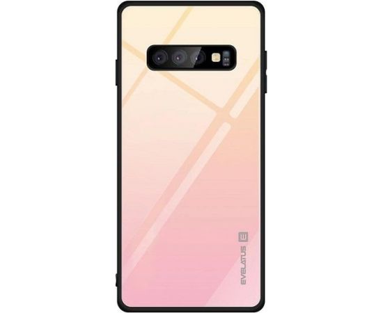 Evelatus Samsung A7 2018 Gradient Glass Case 1 Mild Melon