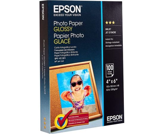 Epson Photo Paper Glossy 10 x 15 cm, 200 g/m²