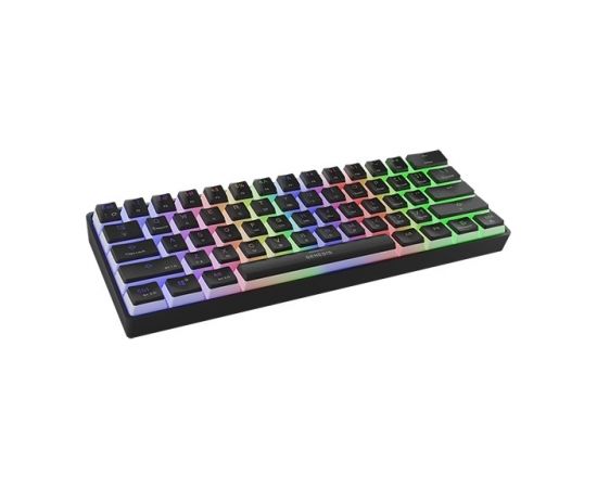 Genesis THOR 660 RGB Gaming keyboard, RGB LED light, US, Black, Bluetooth, Wired, Wireless connection, Gateron Red Switch