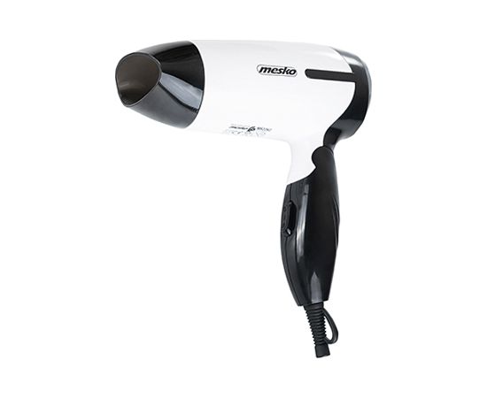 Mesko Hair Dryer MS 2262 1000 W, Number of temperature settings 2, Black/White