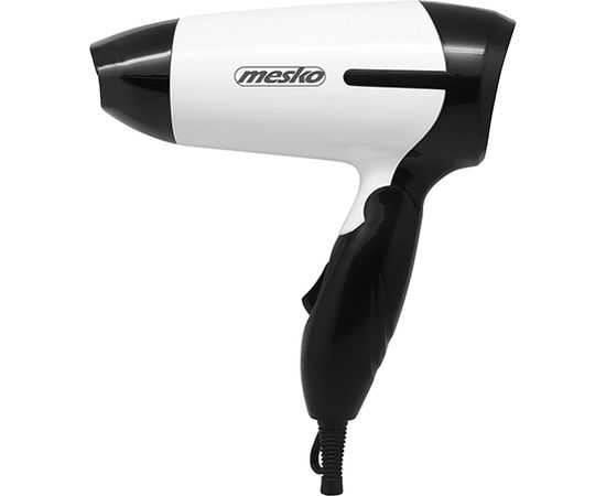 Mesko Hair Dryer MS 2262 1000 W, Number of temperature settings 2, Black/White