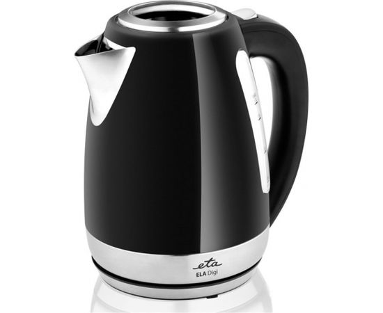 ETA Kettle Ela Digi ETA959890020 Electric, 2200 W, 1.7 L, Stainless steel, 360° rotational base, Black